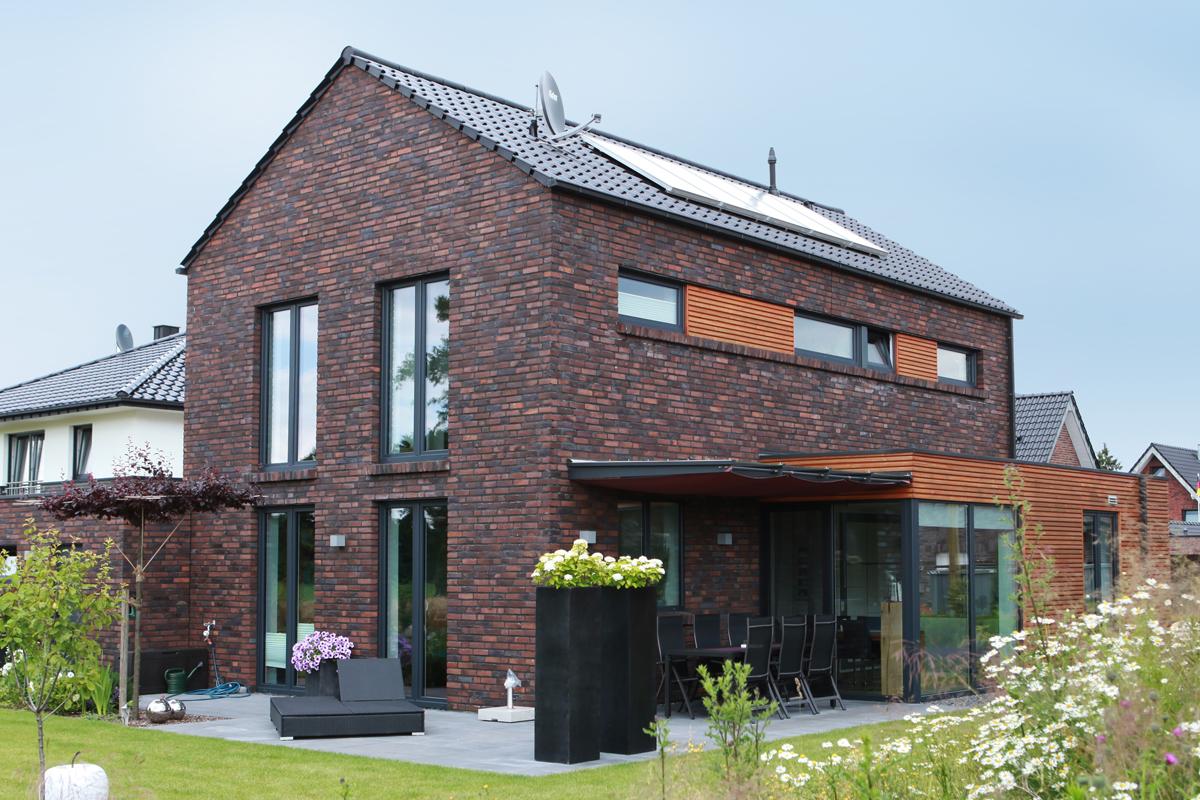 Einfamilienhaus Klinker Modern