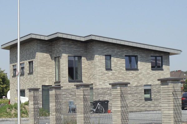 Mehrfamilienhaus H2 mit Klinker 104-152-ModF grau nuanciert