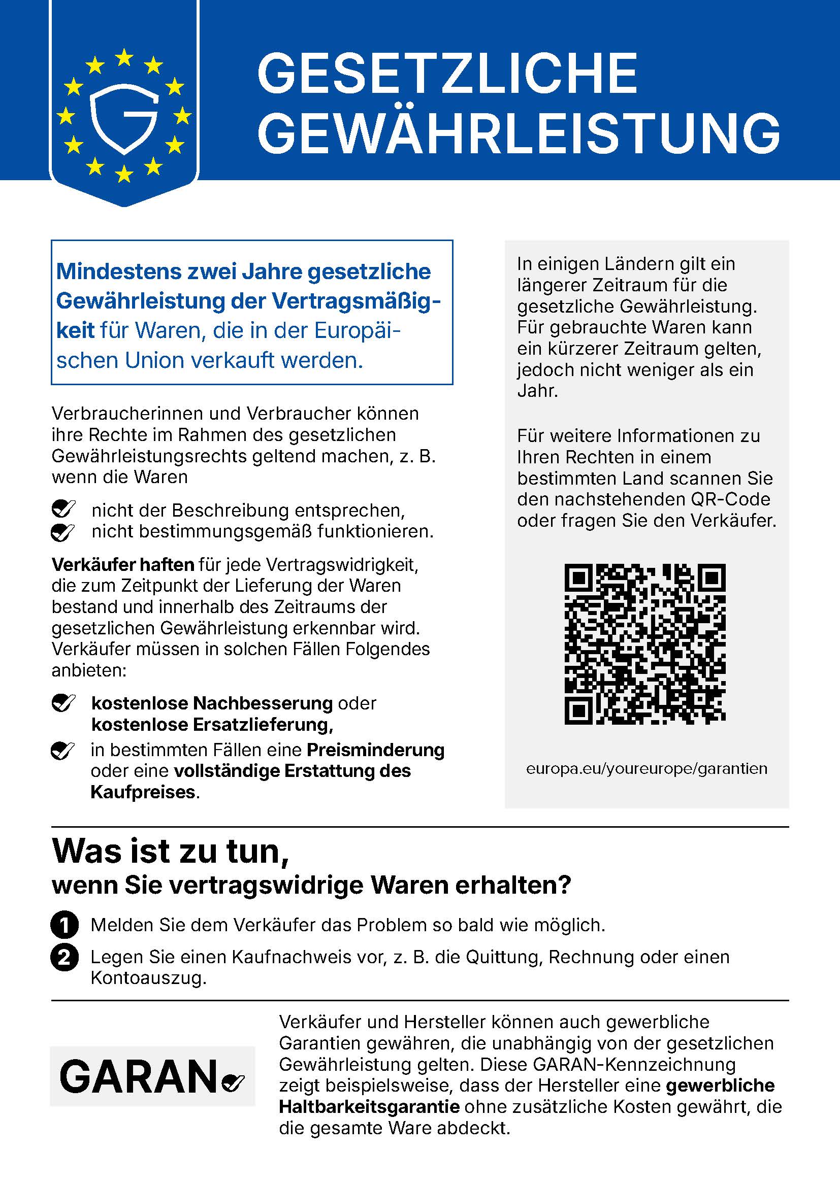 Gesetzliche Gewährleistung – PDF öffnen