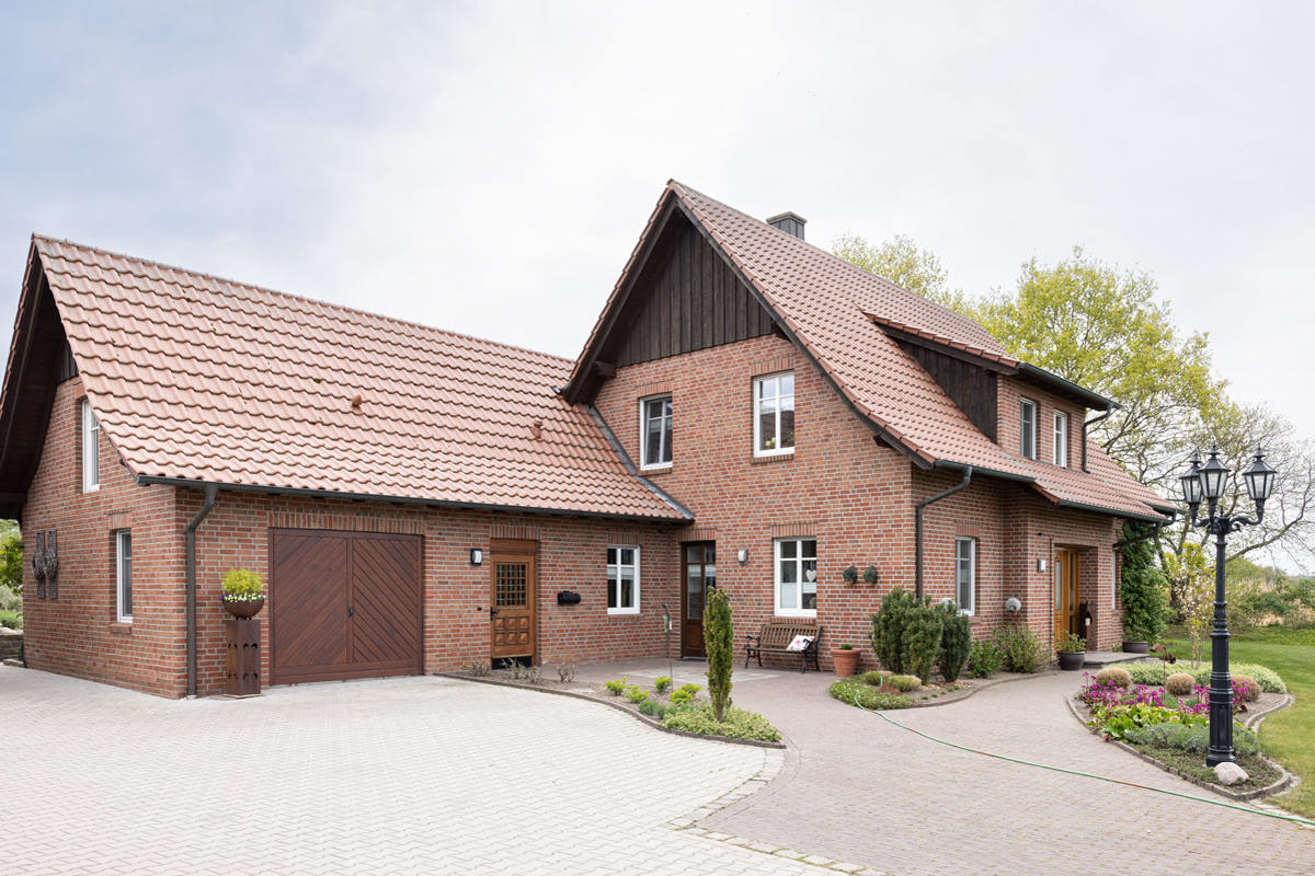 Erstaunlich Haustr Rot Landhaus Bild